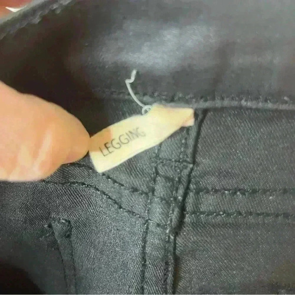 Rag And Bone The Legging Jean Women 26 Black Sheen Slim Skinny Fitted Stretch - Picture 7 of 9